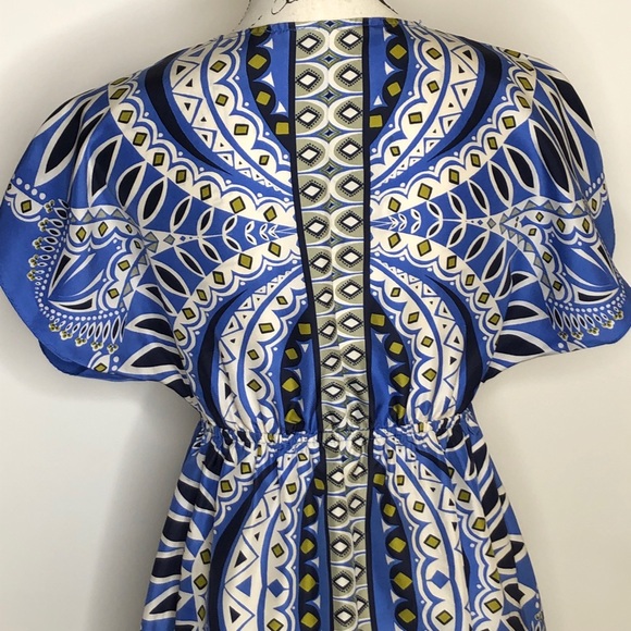 Banana Republic 100% Periwinkle Silk Dress - Small - Picture 6 of 9